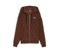 PUMA Felpa marrone / bianco Donna PUMA S marrone / bianco