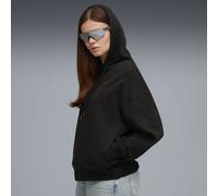 PUMA Felpa oversize con cappuccio HER da donna, Abbigliamento, Nero, XXS XXS