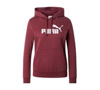 PUMA Felpa sportiva 'Ess No. 1' merlot / bianco Donna PUMA XS merlot / bianco