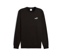 PUMA Ess Small No. 1 Logo Crew FL, Felpe dell'equipaggio Uomo, PUMA Black,