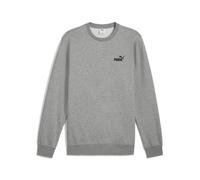 PUMA Ess Small No. 1 Logo Crew FL, Felpe dell'equipaggio Uomo, Medium Gray Heather,