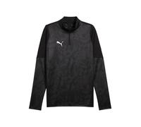 PUMA Felpa sportiva 'TeamCup' grigio / nero / bianco Uomo PUMA S