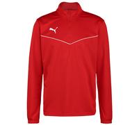 PUMA Felpa sportiva 'TeamRise' rosso / bianco Uomo PUMA XXL