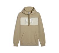 PUMA Felpa 'Squad' stucco / sabbia / bianco Uomo PUMA L stucco / sabbia / bianco