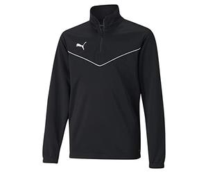 PUMA Felpa Teamrise 1/4 Zip Top Jr Rosso Bambino