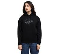 Puma Essential Script Comfort W - felpa con cappuccio - donna S Black woman