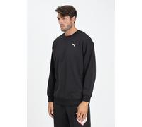 PUMA Felpe Uomo Nero Felpa girocollo Felpa girocollo WARDROBE ESS Autunno invern