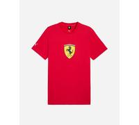 Puma Ferrari Colored Big Shield M - T-shirt - Uomo - Rosso S