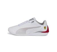 PUMA Ferrari Drift Cat Decima, Scarpe da Ginnastica Donna, Bianco Rosso Corsa, 44 EU
