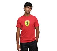 PUMA Ferrari Sportswear - Maglietta da Uomo con Scudo colorato (Confezione da 1)