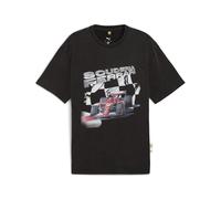 PUMA T-shirt con grafica Scuderia Ferrari Sportswear da uomo, Motorsport, Nero, XS XS