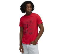 PUMA Ferrari Sportswear Graphic Tee T-Shirt, Rosso Corsa, S Uomo
