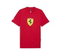 PUMA Ferrari Sportswear - Maglietta da Uomo con Scudo colorato (Confezione da 1)