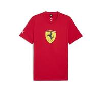 PUMA Ferrari Sportswear - Maglietta da Uomo con Scudo colorato (Confezione da 1)