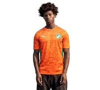 Puma Costa De Marfil 25/26 Replica Home Short Sleeve T-shirt Arancione XL Uomo