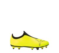 Puma Finesse Firm Ground - Scarpe da calcio per bambini, giallo nero, 5 UK