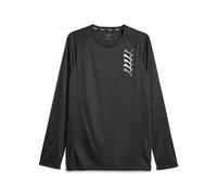 PUMA Fit LS Logo Graphic Tee, Maglietta Uomo, Black, XXL
