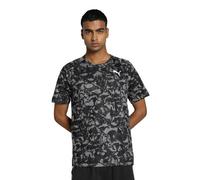 PUMA Fit Ultrabreathe AOP Tee, Unisex-Adulto, Stampa Nero-q1, S