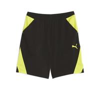 PUMA Fit Ultrabreathe-Pantaloncini in Tessuto da 17,8 cm, Uomo, Nero-Giallo Burst, M