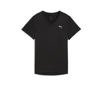 PUMA W TAD Essential Vneck Tee, Magliette Unisex - Adulto, PUMA Black, XS