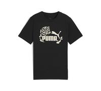 PUMA Flaming Love Graphic Tee G, Magliette Bambina, PUMA Black,