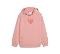 PUMA Flaming Love Hoodie TR G, Felpe con Cappuccio Bambina, Pink Fruit, 164