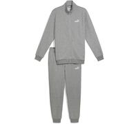 Puma Fleece tuta uomo in cotone felpata con zip senza cappuccio
