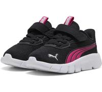 PUMA Flexfocus Modern AC+ Inf, Sneaker Unisex-Bimbi 0-24, Black Pink White, 23 EU