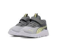 Puma Flexfocus Modern AC+ Inf, Sneaker Unisex - Bimbi 0-24, Cool Dark Gray Fresh Yellow White, 25.5 EU