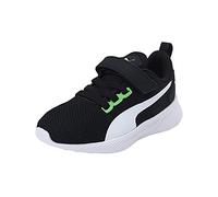 Puma Unisex Kids Flyer Runner V Ps Sneakers, Green Flash-Puma White-Puma Black, 28 EU
