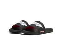 PUMA Formula 1® Leadcat 2.0 Logo Slides per adulti, nero bianco, 42 EU