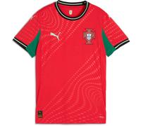 Puma Fpf Portugal Replica 2025 Home Woman Short Sleeve T-shirt Rosso XS Donna