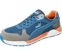 Puma Safety Frontside Low - Scarpe antinfortunistiche S1P ESD HRO SRC, con punta in fibra di vetro, antiscivolo, resistenti al calore, da uomo, Blu (Blu), 42 EU
