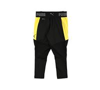 Puma Ftblnxt Jr, Pantaloni Tuta Bambino, Black/Ultra Yellow, 116