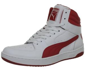 PUMA Full Court 2.0 - Scarpe da Ginnastica da Uomo, Bianco Blanc 01white Nastro Rosso, 40 EU
