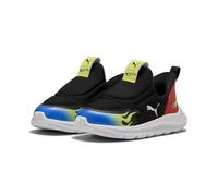 PUMA Fun Racer 2 Sliptech Hot Wheels Inf, Scarpe da Ginnastica Unisex-Bimbi 0-24, Black Lemon Sherbert Team Royal, 25 EU