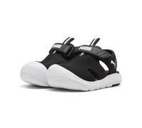 PUMA Fun Racer Sandal V Inf, Slide Unisex-Bimbi 0-24, Black White, 20.5 EU