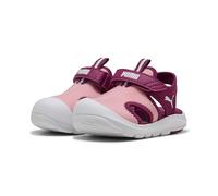 PUMA Fun Racer Sandal V Inf, Slide Unisex-Bimbi 0-24, PINKSCAPE-Berry White, 21.5 EU