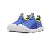PUMA Fun Racer - Sandali unisex per bambini, con ciabatte INF, colore: zaffiro/lime smash, taglia 38, Royal Sapphire Lime Smash, 39 EU