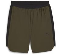 PUMA Fuse Stretch 7" Short - Pantaloncini Lavorati a Maglia Unisex, Dark Olive, 525699