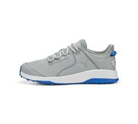 PUMA Fusion Grip, Scarpe da Golf Uomo, Flat Light Gray Silver Team Royal, 42 EU