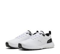 PUMA Fusion Plus SL - Scarpe da Golf Maschio, PUMA White-PUMA Black,