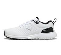 Puma Fusion Plus SL - Scarpe da Golf Maschio, Puma White-Puma Black,