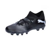 PUMA Future 7 Match Fg/Ag Jr, Soccer Shoe Unisex - Bambini e ragazzi, Black White, 37 EU