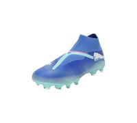 Puma Future 7 Match+ Ll Fg/AG, Soccer Shoe Unisex - Adulto, Bluemazing Puma White Electric Peppermint, 44.5 EU