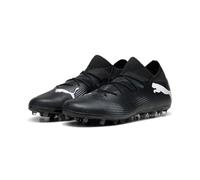PUMA Future 7 Match MG, Soccer Shoe Uomo, Black White, 43 EU