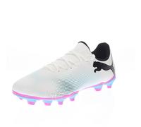 Puma Future 7 Play Fg/ag Bianco - Uomo Scarpe Sport Calcio E Calcetto