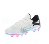 Puma Future 7 Play Fg/ag Jr Bianco - Junior Scarpe Ragazzo Scarpe Da Calcio