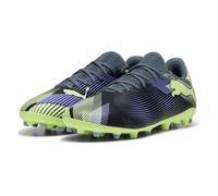 PUMA Future 7 Play MG, Soccer Shoe Unisex - Adulto, Gray Skies Elektro Purple Fizzy Apple Puma White, 43 EU