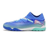 PUMA Future 7 PRO Cage, Soccer Shoe Unisex-Adulto, Bluemazing White-Electric Peppermint, 46.5 EU
